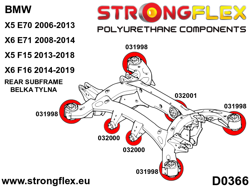 031997B: Rear subframe bush