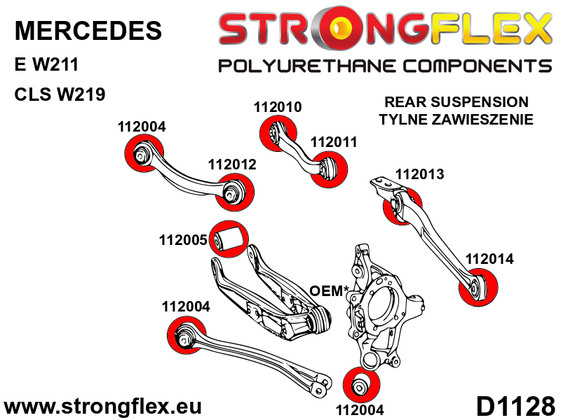 112014A: Rear lower arm – outer bush SPORT