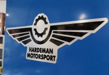 Sticker Hardeman Motorsport 40cm breed