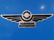 Sticker Hardeman Motorsport 40cm breed