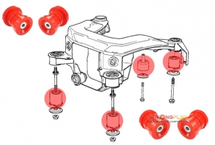 036107B: Montagebusset voor achterbalk