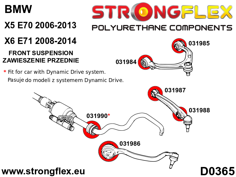 031988A: Front lower wishbone bush – outside SPORT