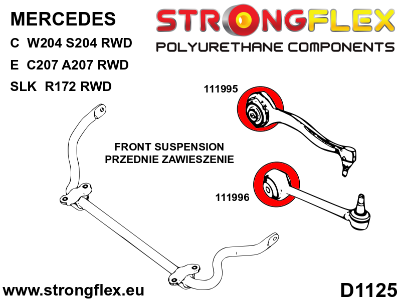 111995A: Front control arm – front bush SPORT