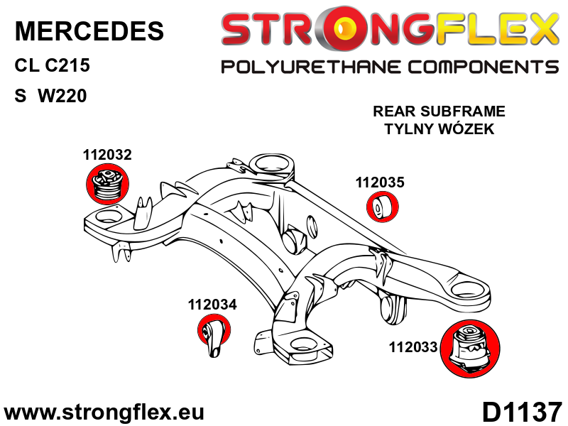 112035B: Rear differential – rear bush