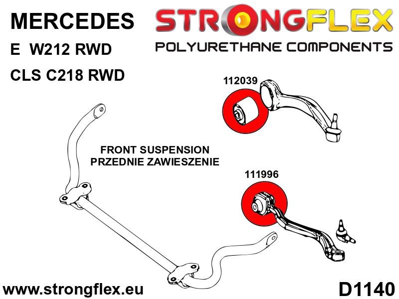 111996A: Front lower arm bush SPORT