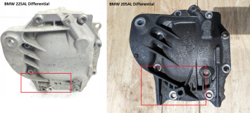 BMW 5 F10 F11 G30-G38, 6 F06 F07 F12 F13 G32, 7 G11 en G12, 8 G14 G15 G16 G60 G61 225al differentieel revisie