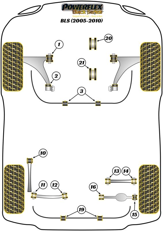 081444B: Stabilisatorbus schakelhendel