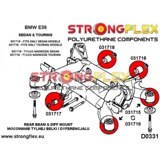 E39 (Sedan alle modellen) Urethaan onderstel kit