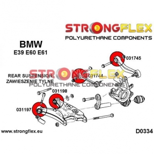 E39 (Sedan alle modellen) Urethaan onderstel kit