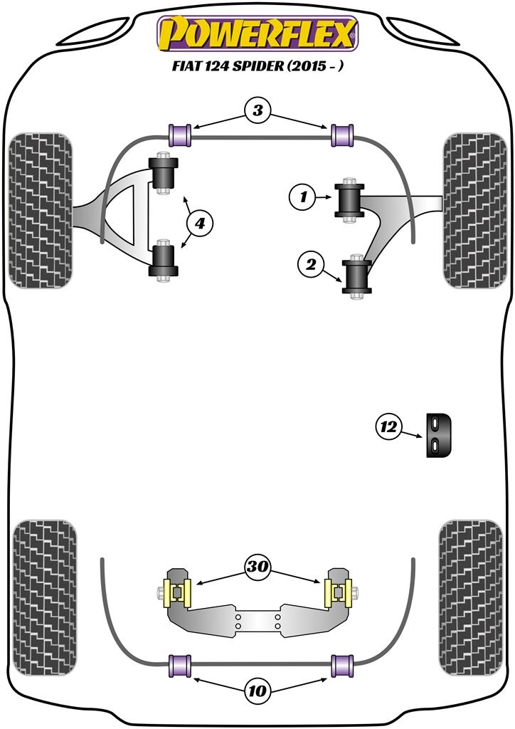 131961B: Front tie rod bush