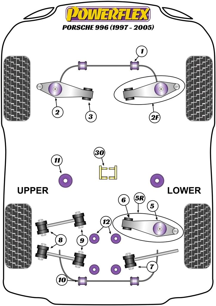 036094A: Busset achtersubframe SPORT