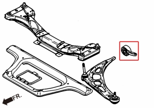 Draagarm oor voor E46/Z4