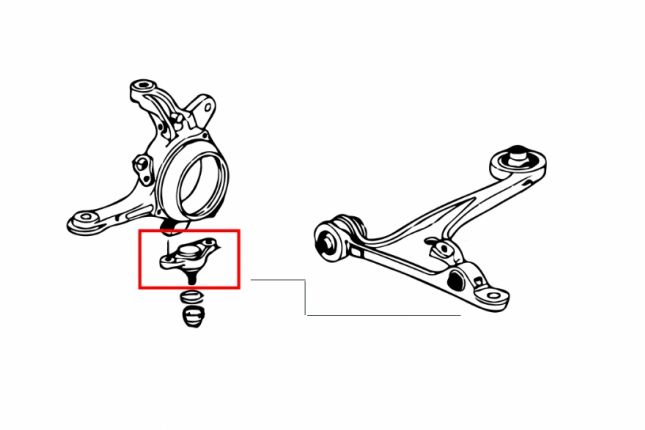 S2000 AP1 / AP2 Voor Onder BALL JOINT(OE STYLE) 2PCS / SET