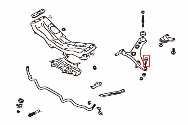 IMPREZA Voor Onder BALL JOINT(ORIGINAL VERVANGING) 2PCS / SET