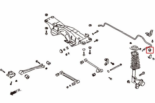 IMPREZA GC voor / achter- 20MMversterkt STABILIZER BUS 2PCS / SET