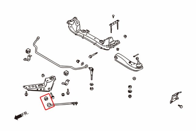 S13 / 14/15 SPANNING / BEVER stanglager(hard rubber) 2PCS / SET