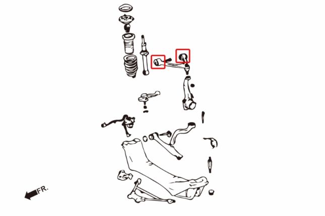 GS300 98-05 voor boven draagarm bus(hard rubber) 4PCS / SET