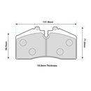 Stoptec ST40/45 voor Protrack blokken 439PT