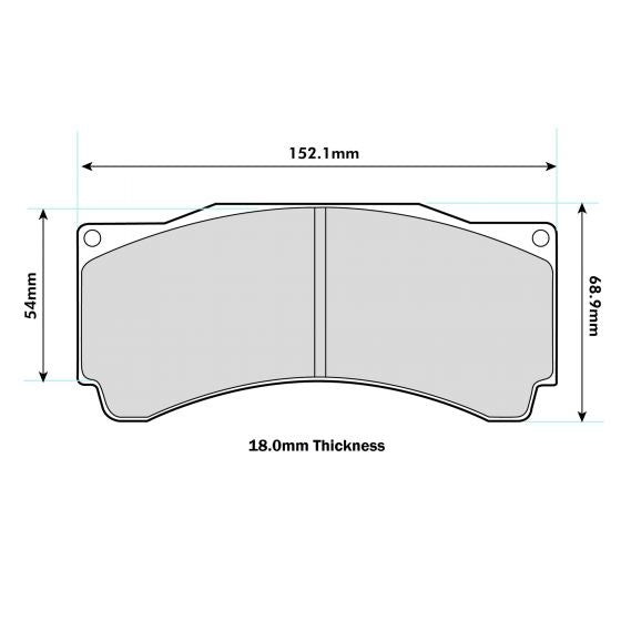 AP 6pot remklauw TCR Fitment 25mm 8448TC