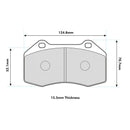 ProRace Brembo remklauw rem blokken 8541