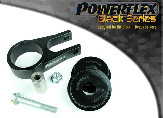 Lower Torque Mount Bracket & Bush, Track Use C-Max Models, Focus Models, Kuga Models, Transit, Mazda 3, C30, C70, S40, V50, black