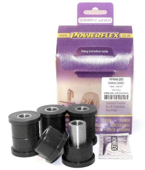 Achterste onderste draagarmbus SILVIA 200SX - S13, S14, & S15, Skyline, straat