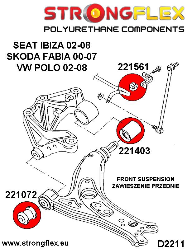 226223B: Busset voorwielophanging