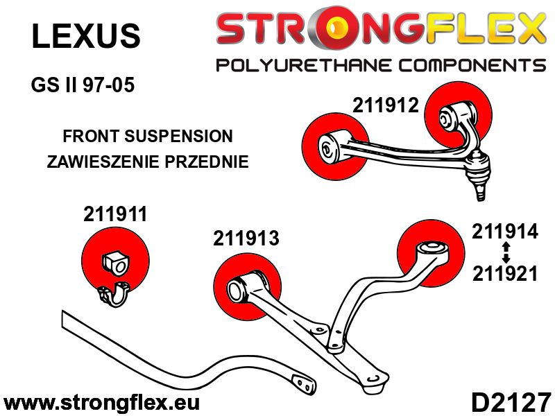 216244A: Voorwielophangingsset SPORT