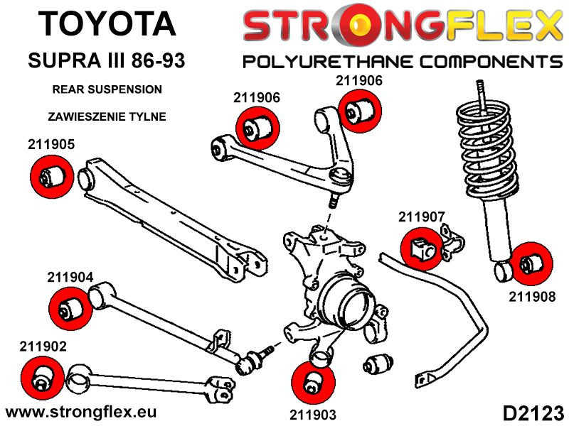 211907A: Bus stabilisatorstang achter SPORT