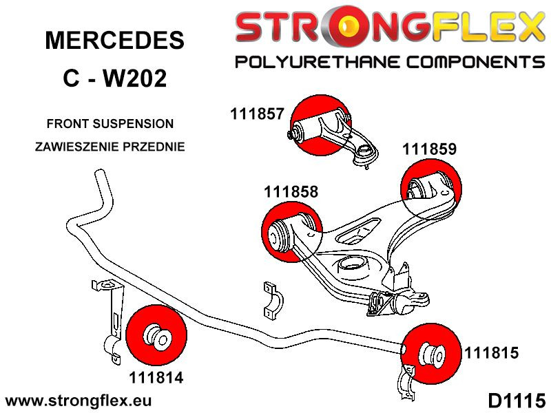 111814B: Stabilisatorstang voor - binnenbus