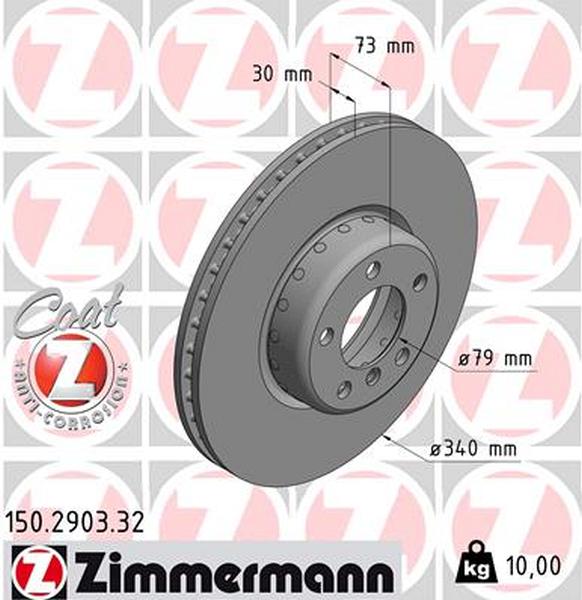 Zimmermann remschijf Formula F vooras 114d-M240i 316d-340i