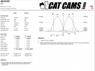 CATCAMS Sport 280 Nokkenas 4-cilinder CIH Opel